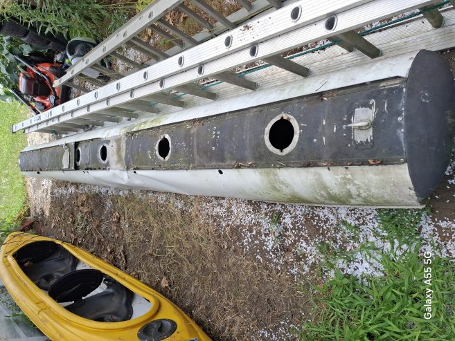 damaged float  162 inches long